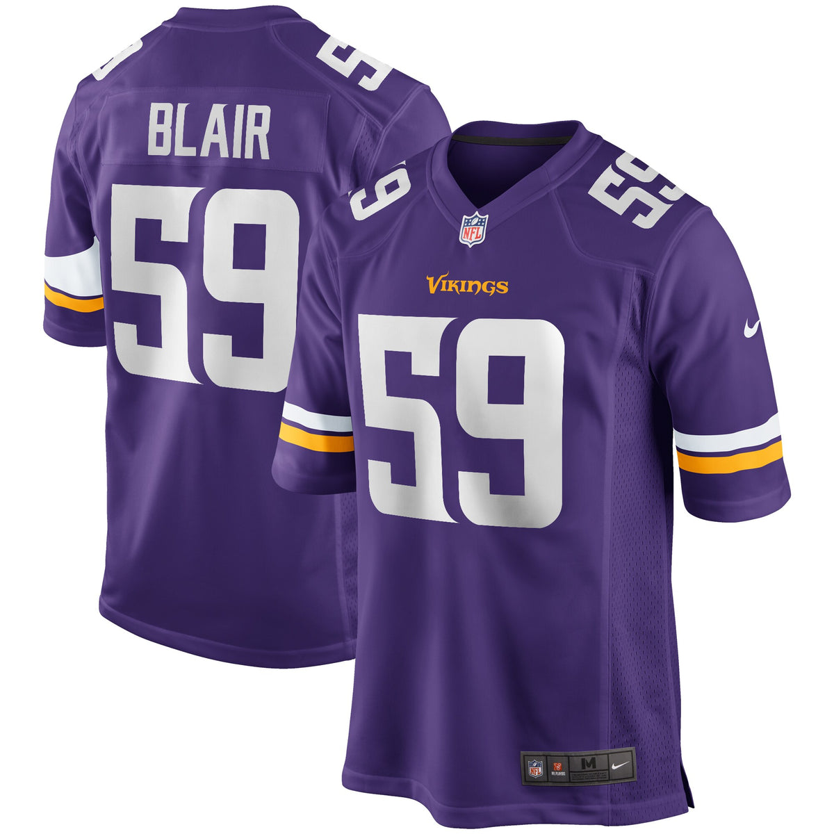 Matt Blair Minnesota Vikings Nike Game Retired Player Jersey   Purple