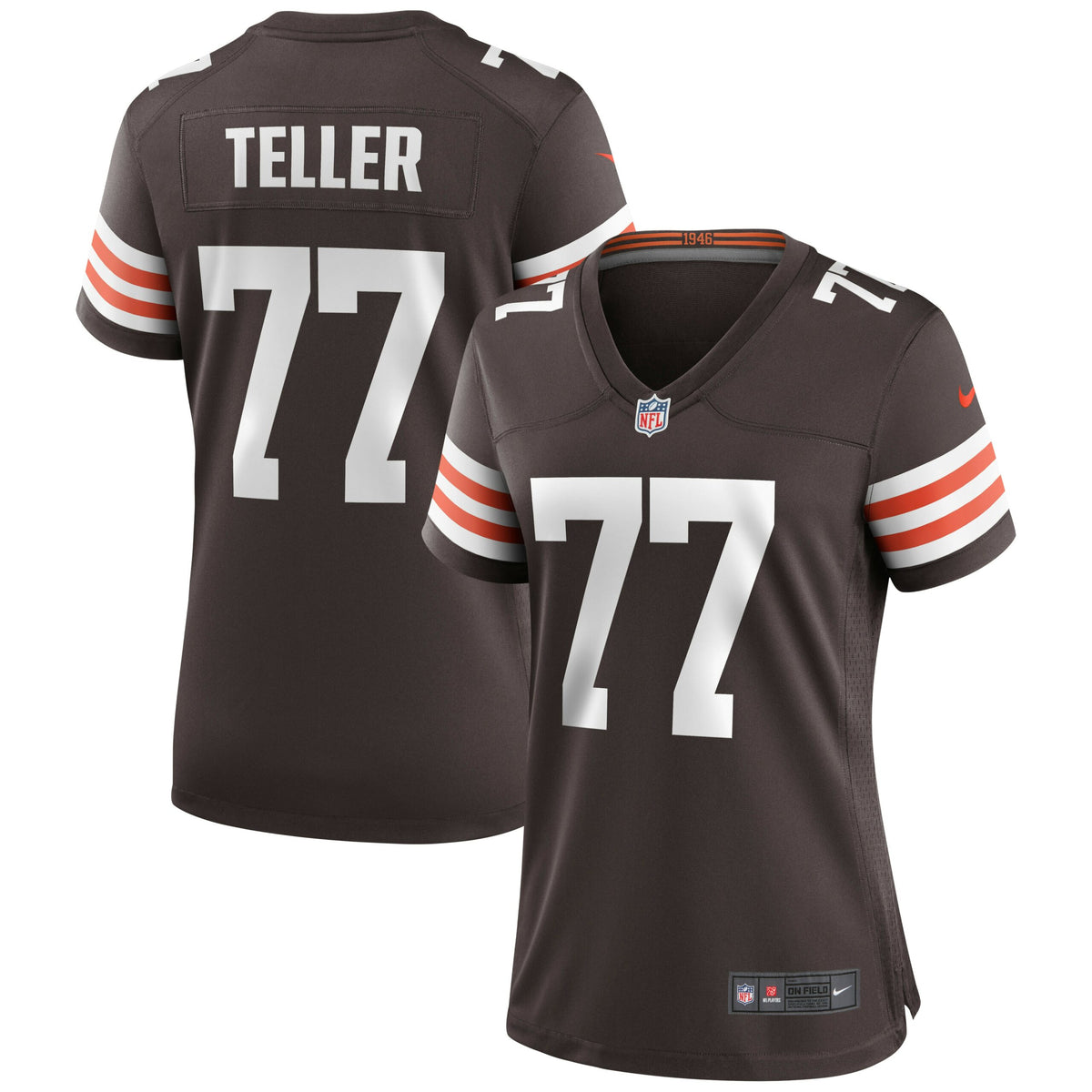 Wyatt Teller Cleveland Browns Nike Women s Game Jersey   Brown