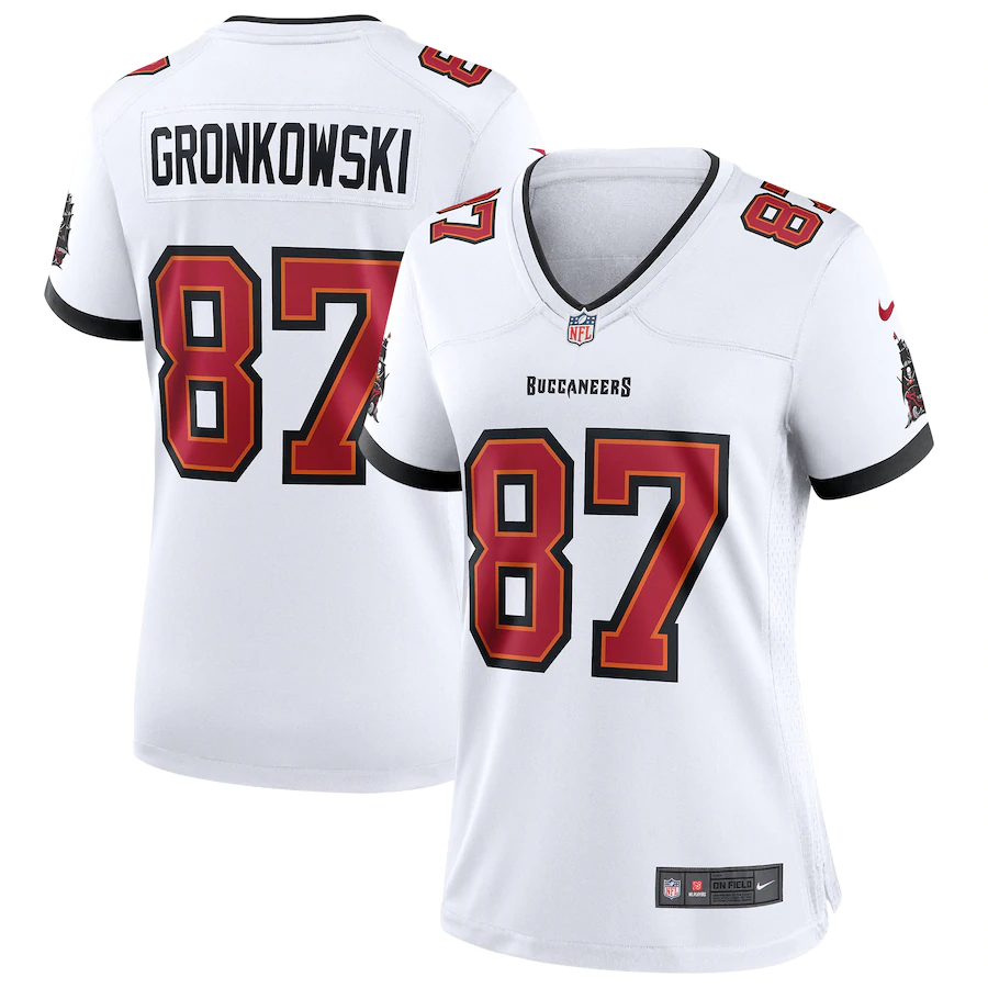 Women s Tampa Bay Buccaneers Rob Gronkowski Game Vapor Jersey White