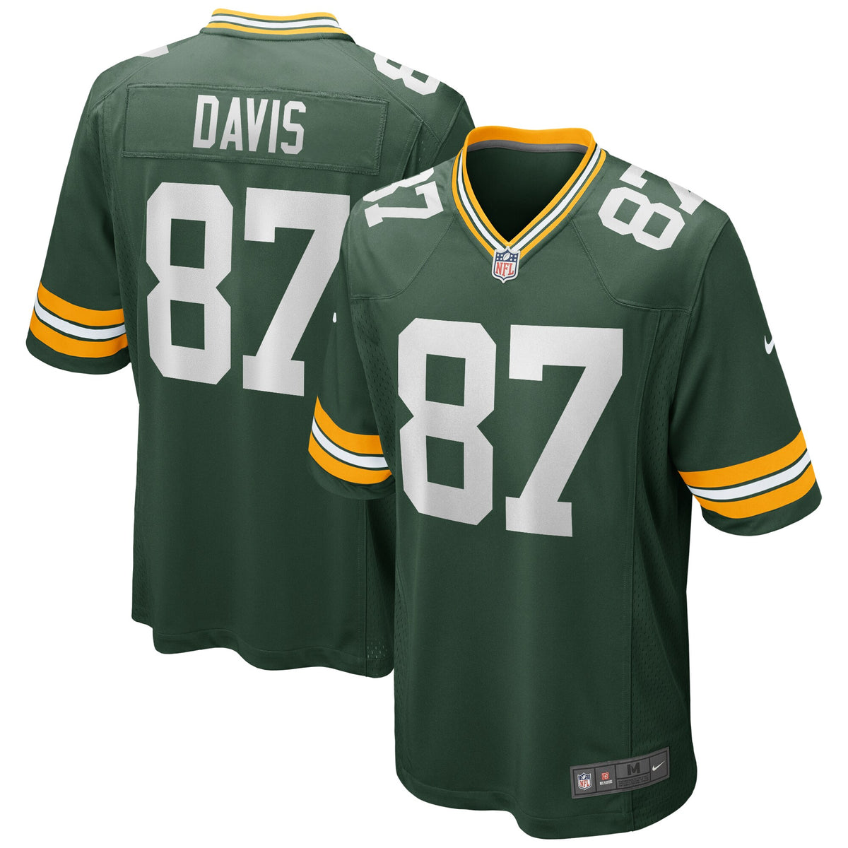 Willie Davis Green Bay Packers Nike Game Retired Player Jersey   Green