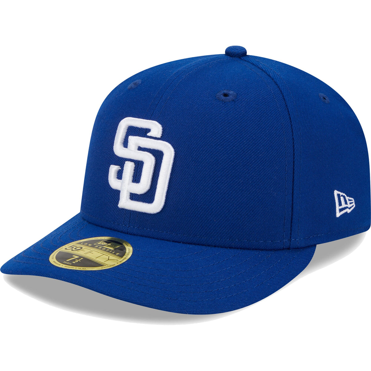 San Diego Padres New Era White Logo?Low Profile 59FIFTY Fitted Hat - Royal