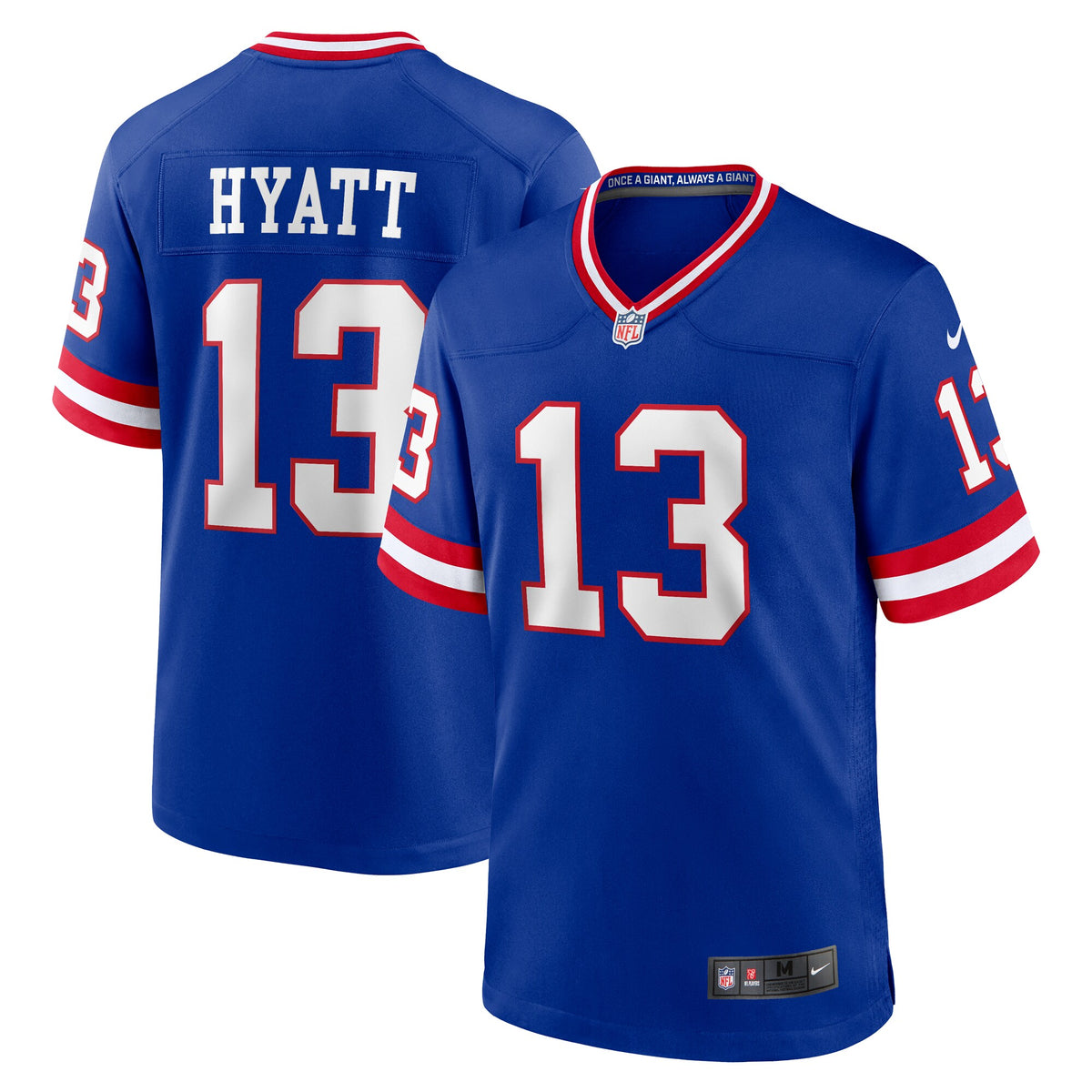 Jalin Hyatt New York Giants Nike Team Game Jersey Royal