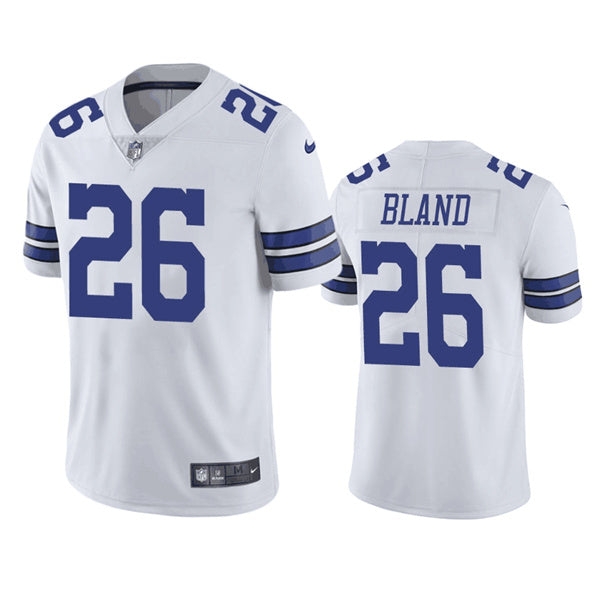 Men s Dallas Cowboys DaRon Bland White Vapor Untouchable Limited Stitched Game Jerseys
