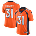 Justin Simmons Denver Broncos Nike  Vapor Untouchable Limited Jersey   Orange