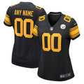 Pittsburgh Steelers Nike Women s Alternate Custom Game Jersey   Black