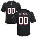 Atlanta Falcons Nike Youth Throwback Custom Game Jersey   Black
