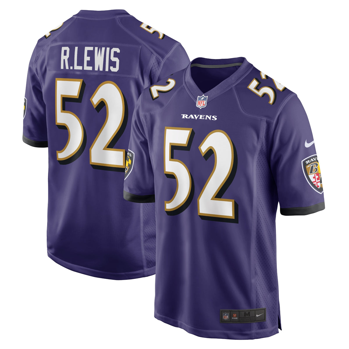 Ray Lewis Baltimore Ravens Nike Retired Player Game Jersey   Purple