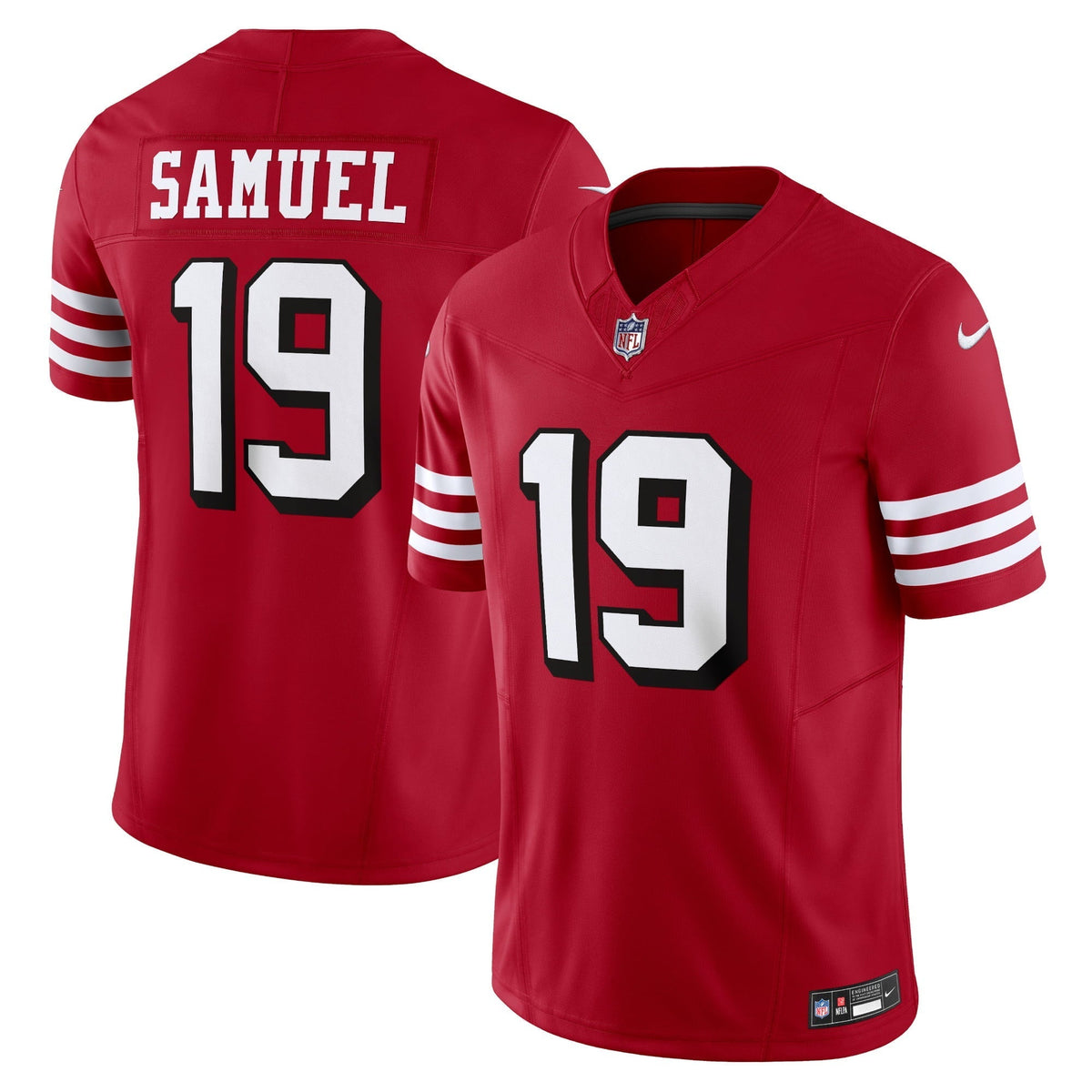 Men s Nike Deebo Samuel Scarlet San Francisco 49ers Vapor F.U.S.E. Limited Jersey