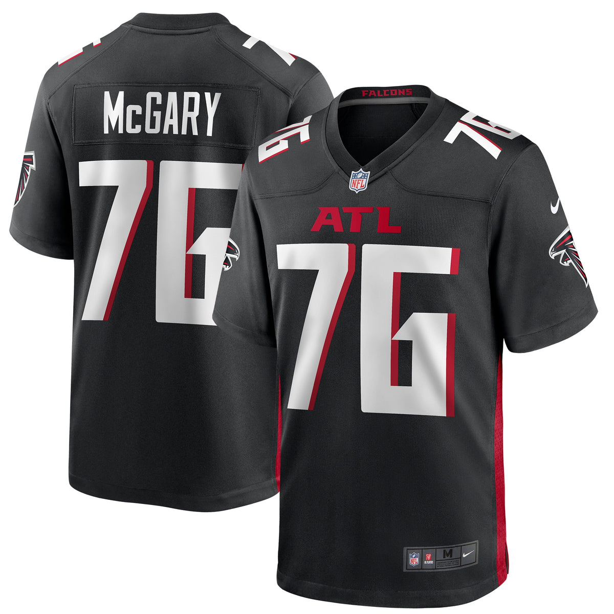 Kaleb McGary Atlanta Falcons Nike Game Jersey   Black