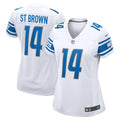 Women s Detroit Lions Amon-Ra St. Brown Player Game Jersey White
