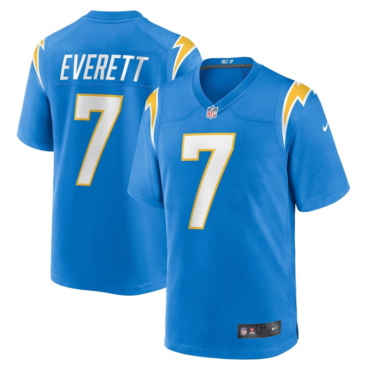 Men s Nike Gerald Everett Powder Blue Los Angeles Chargers Player Game Jersey