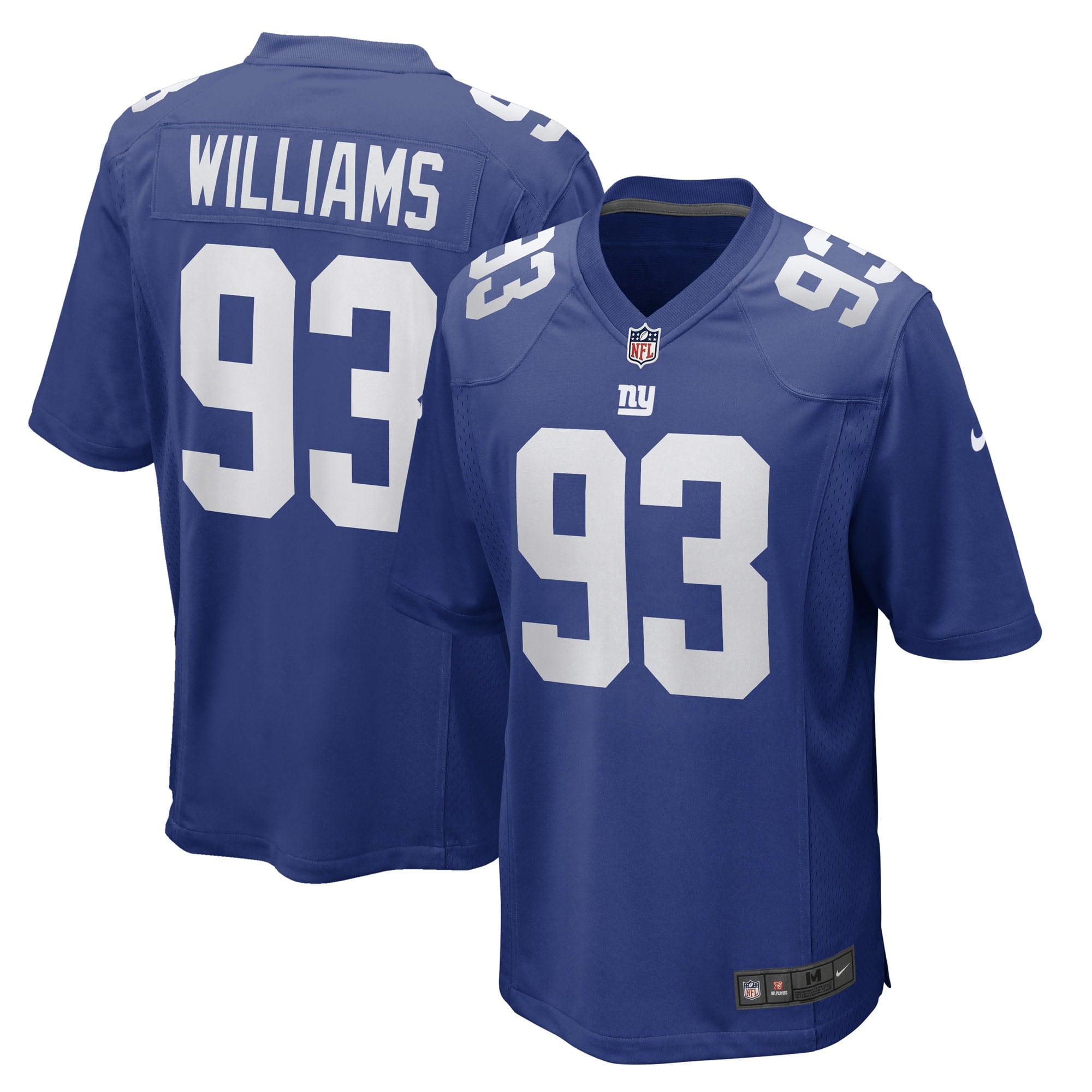 Men s Nike Nick Williams Royal New York Giants Game Player Jersey