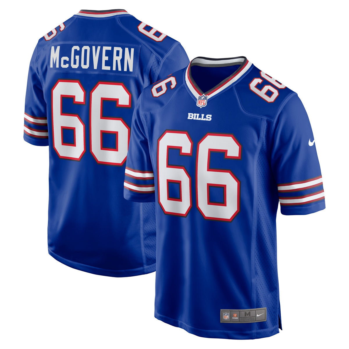 Connor McGovern Buffalo Bills Nike Game Player Jersey   Royal
