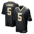 Men s Nike Jarvis Landry Black New Orleans Saints Player Game Jersey