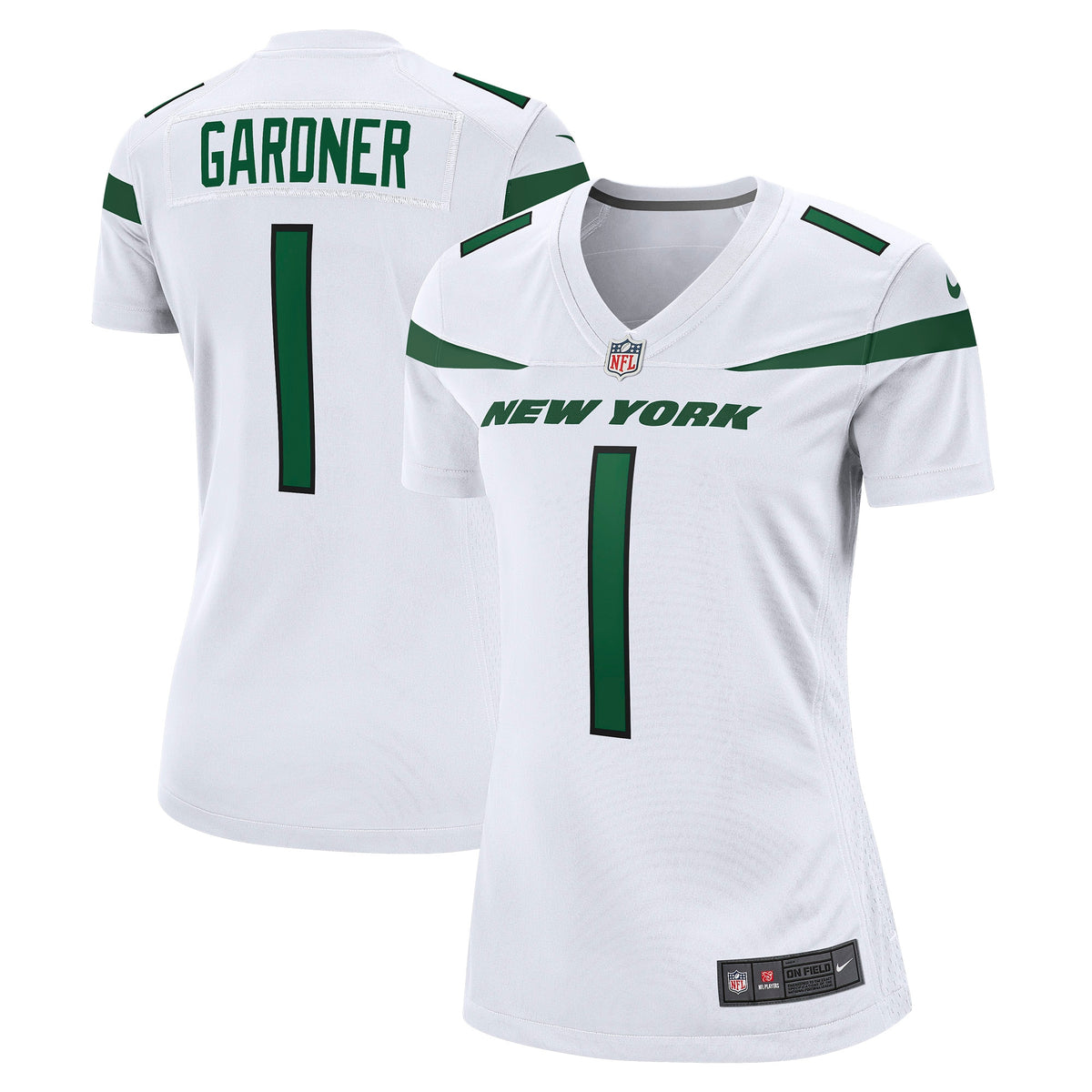 Ahmad Sauce Gardner New York Jets Nike Women s Player Jersey   White