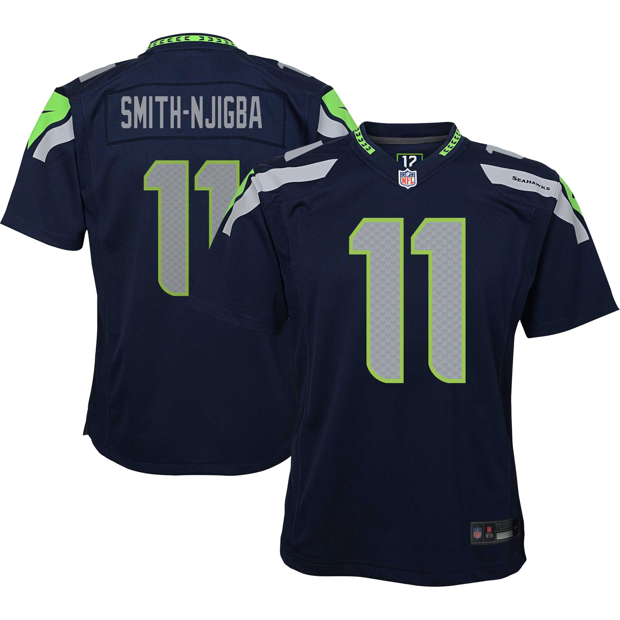 Jaxon Smith-Njigba Seattle Seahawks Nike Youth Game Jersey Navy