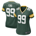Women s Nike Jonathan Ford Green Green Bay Packers Player Game Jersey