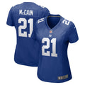 Women s Nike Bobby McCain Royal New York Giants Nike Women s Team Color Jersey