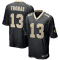 Men s Nike Michael Thomas Black New Orleans Saints Team Color Game Jersey