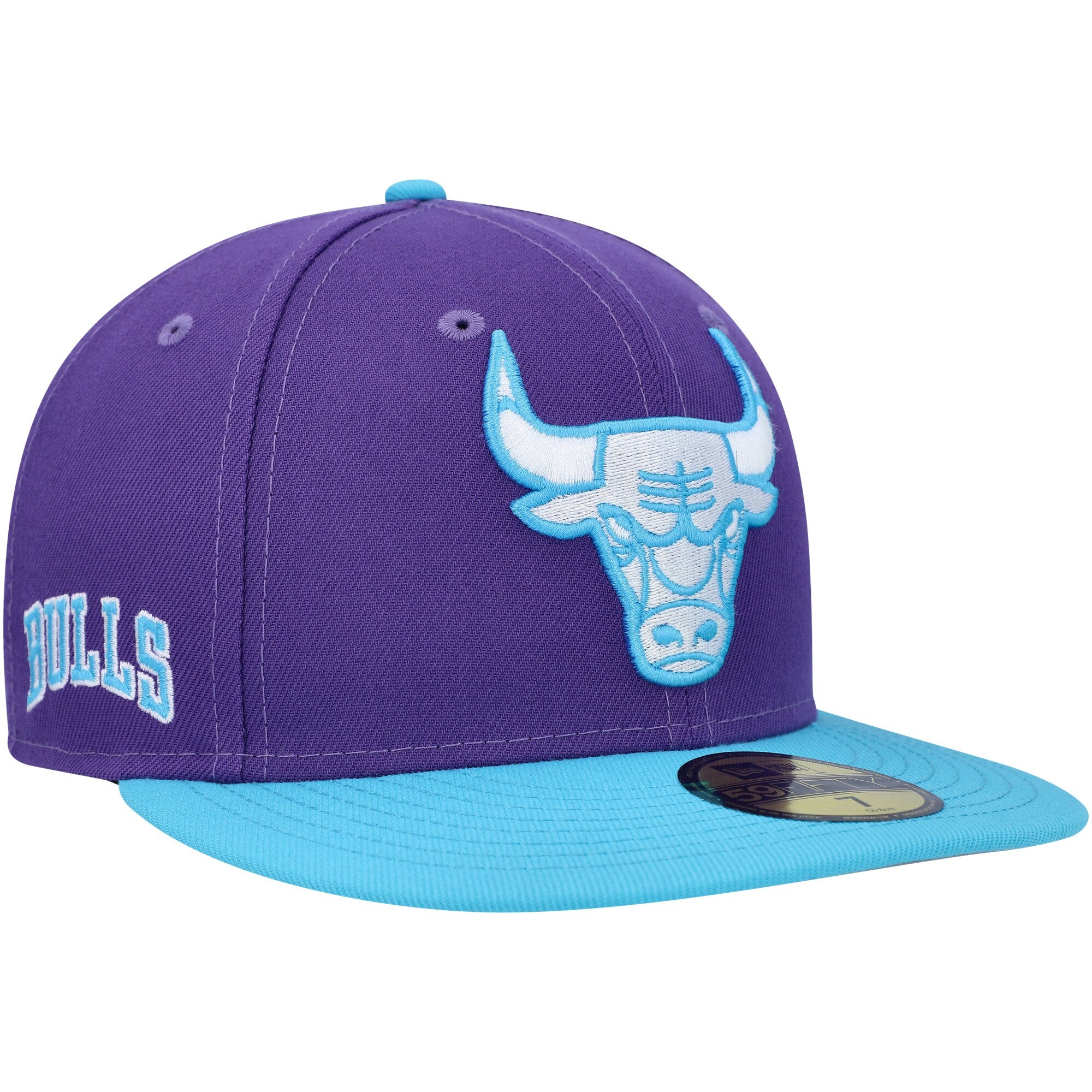 Chicago Bulls New Era Vice 59FIFTY Fitted Hat - Purple