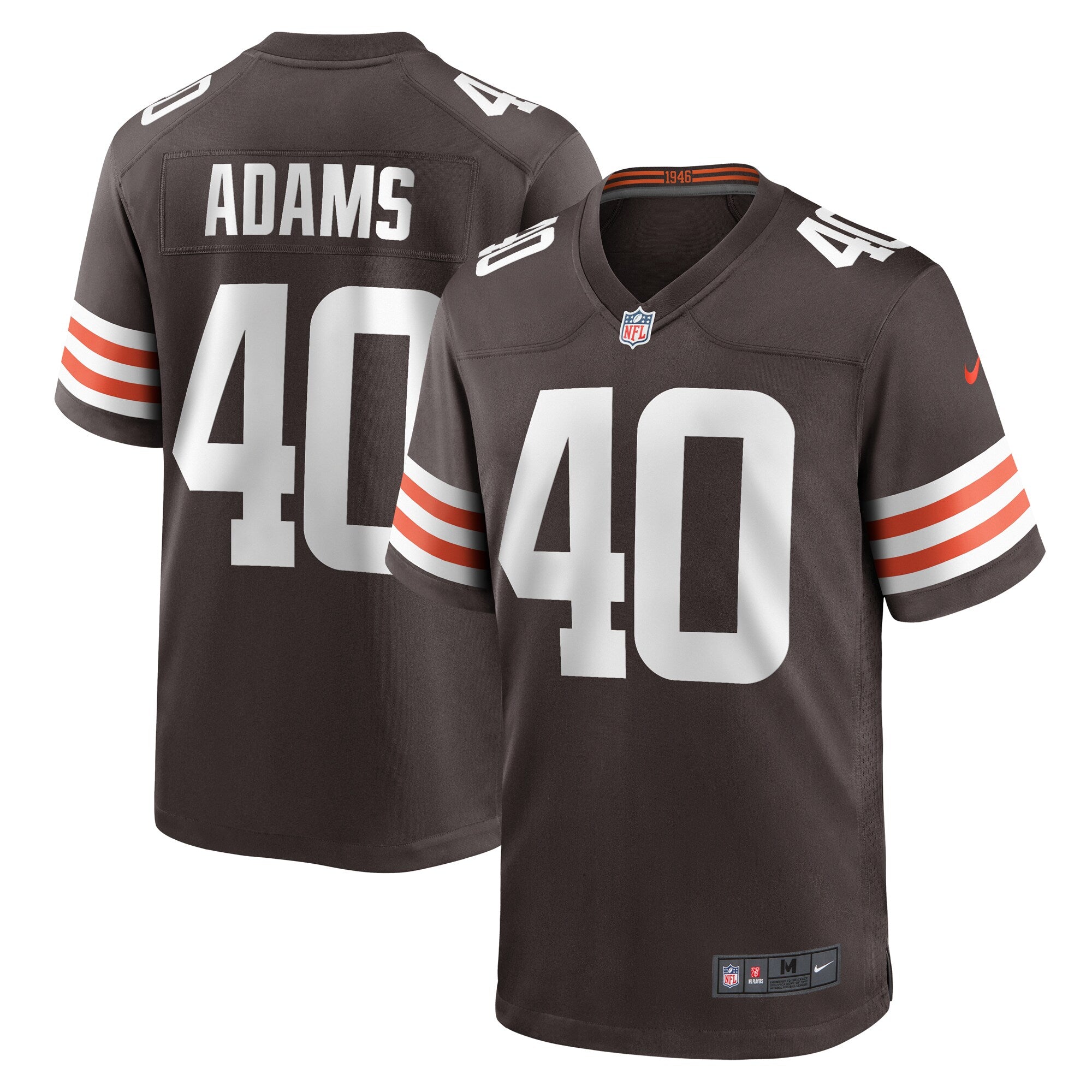 Matthew Adams Cleveland Browns Nike Team Game Jersey    Brown