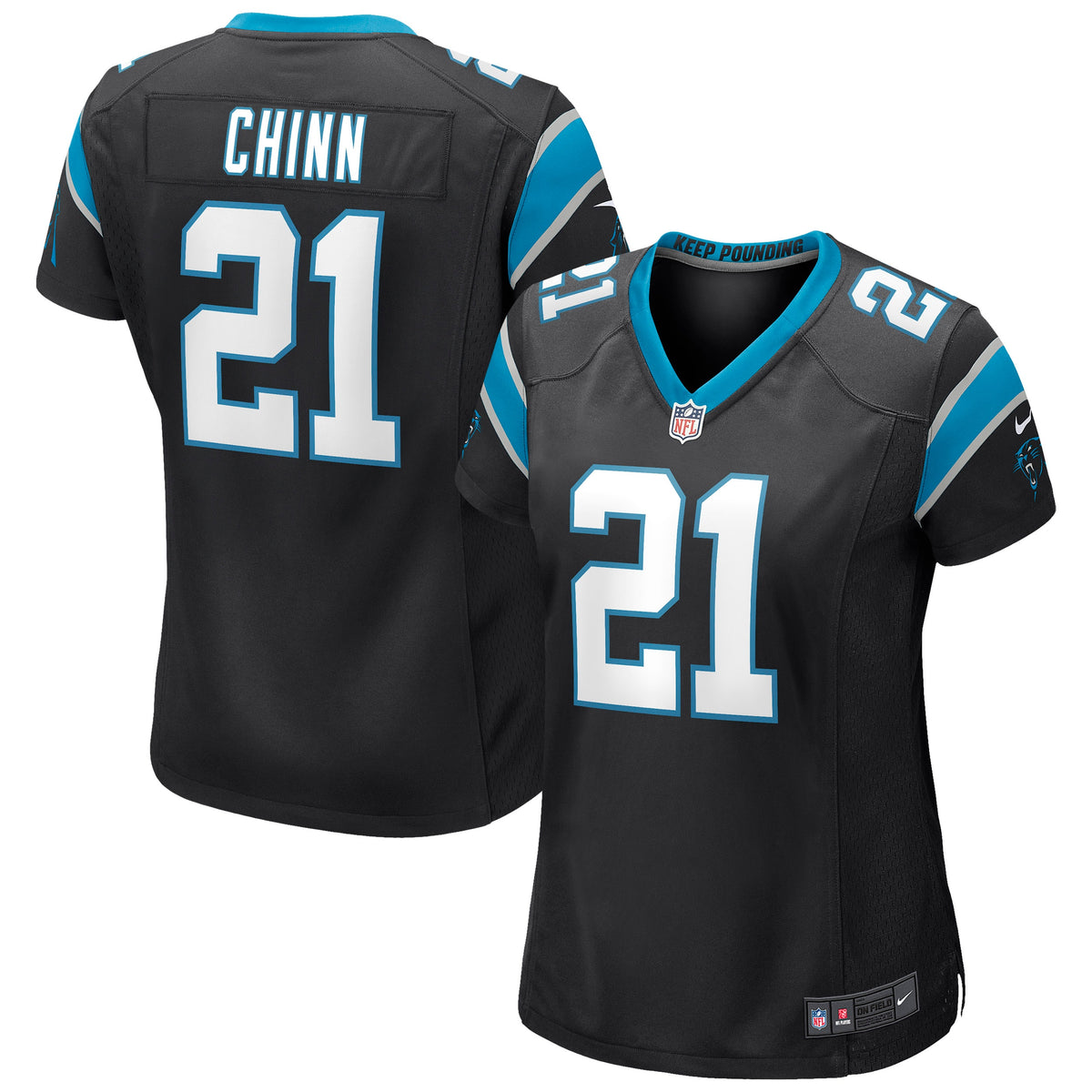 Jeremy Chinn Carolina Panthers Nike Women s Game Jersey   Black