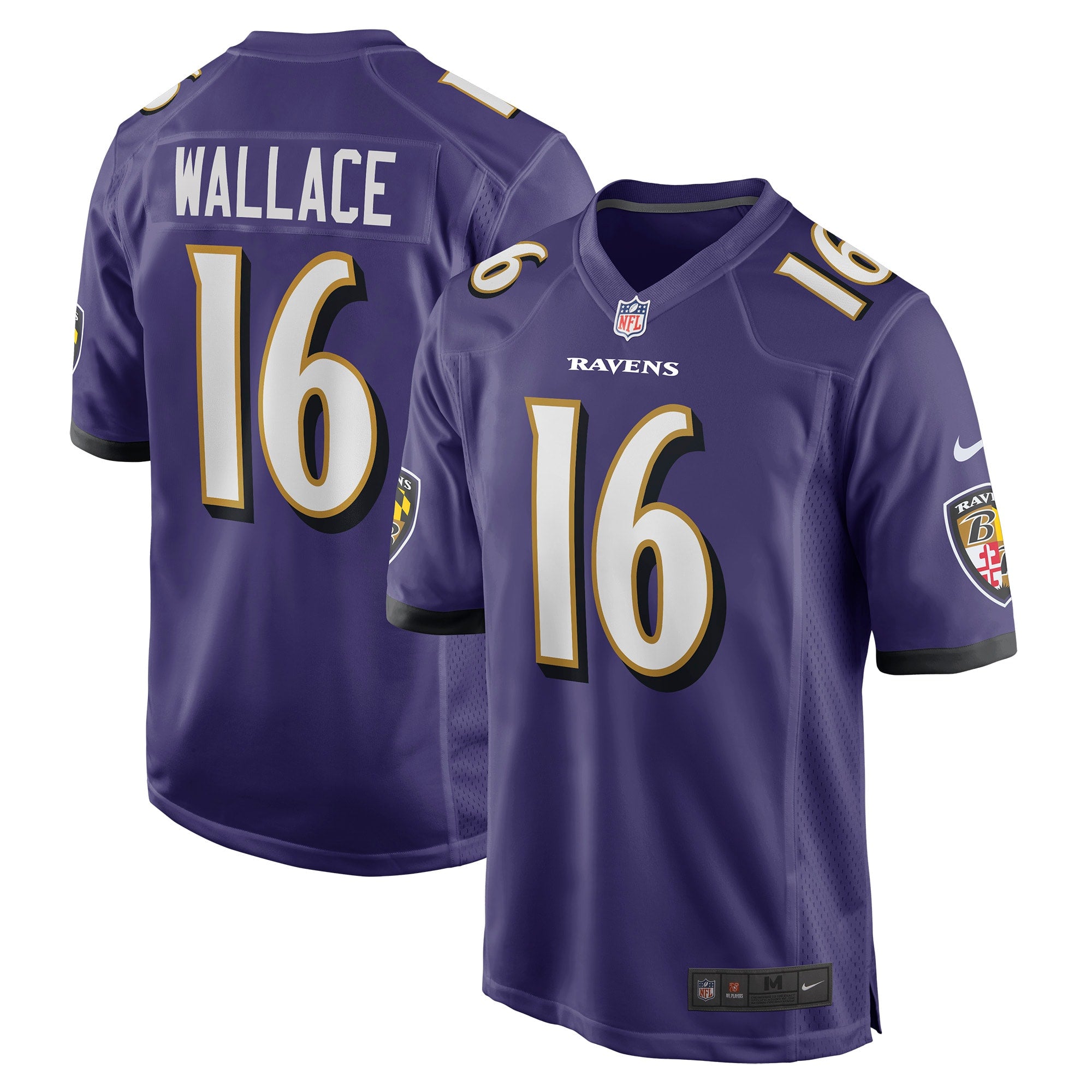 Tylan Wallace Baltimore Ravens Nike Game Jersey   Purple