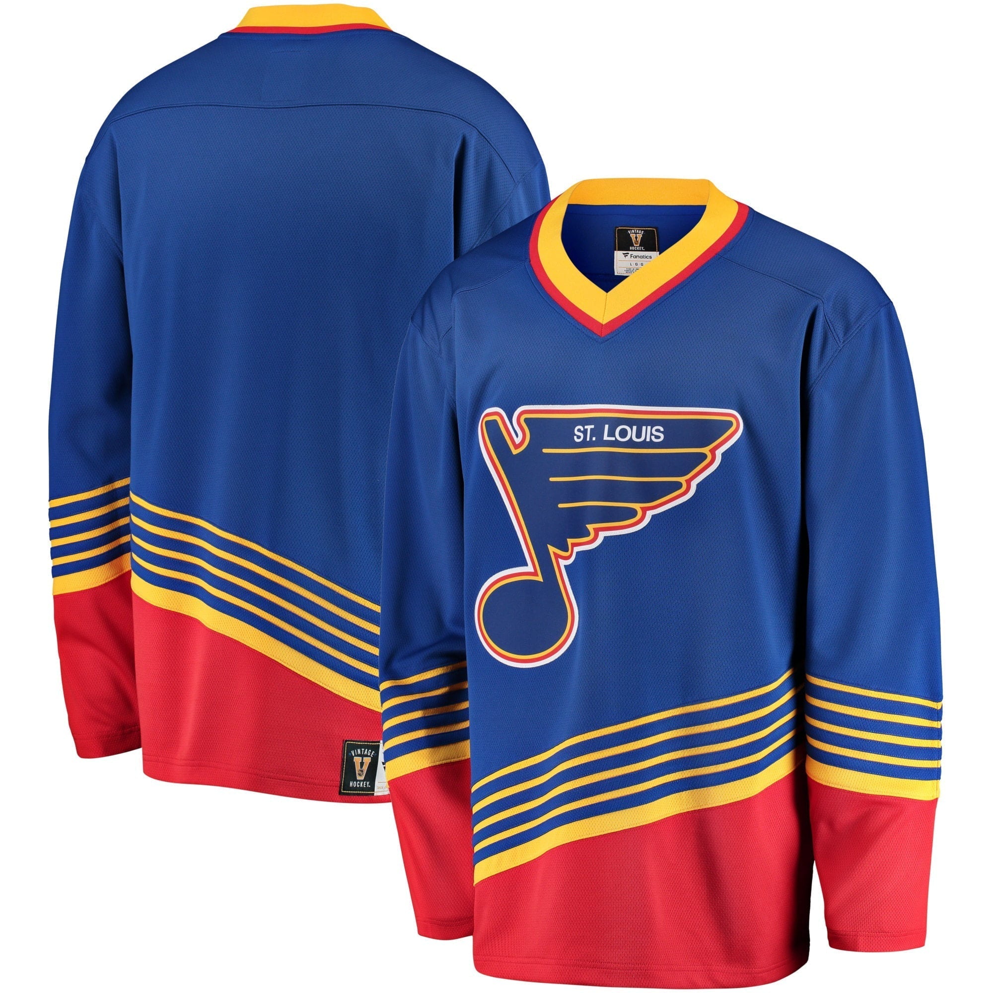 Men's Fanatics Branded Blue St. Louis Blues Premier Breakaway Heritage Jersey