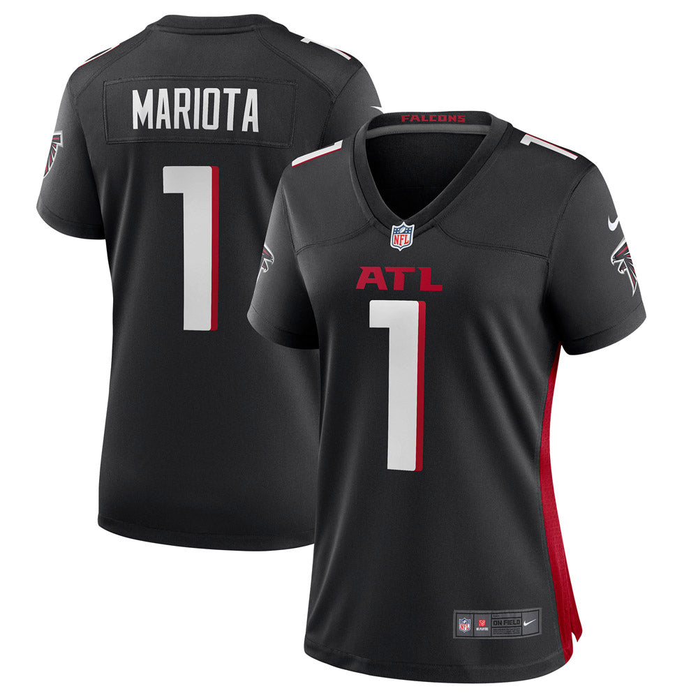 Women s Atlanta Falcons Marcus Mariota Game Jersey Black