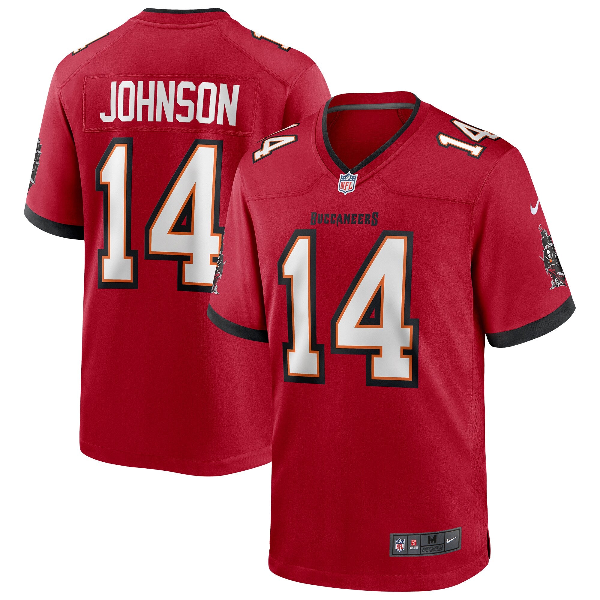 Brad Johnson Tampa Bay Buccaneers Nike Game Retired Player Jersey   Red