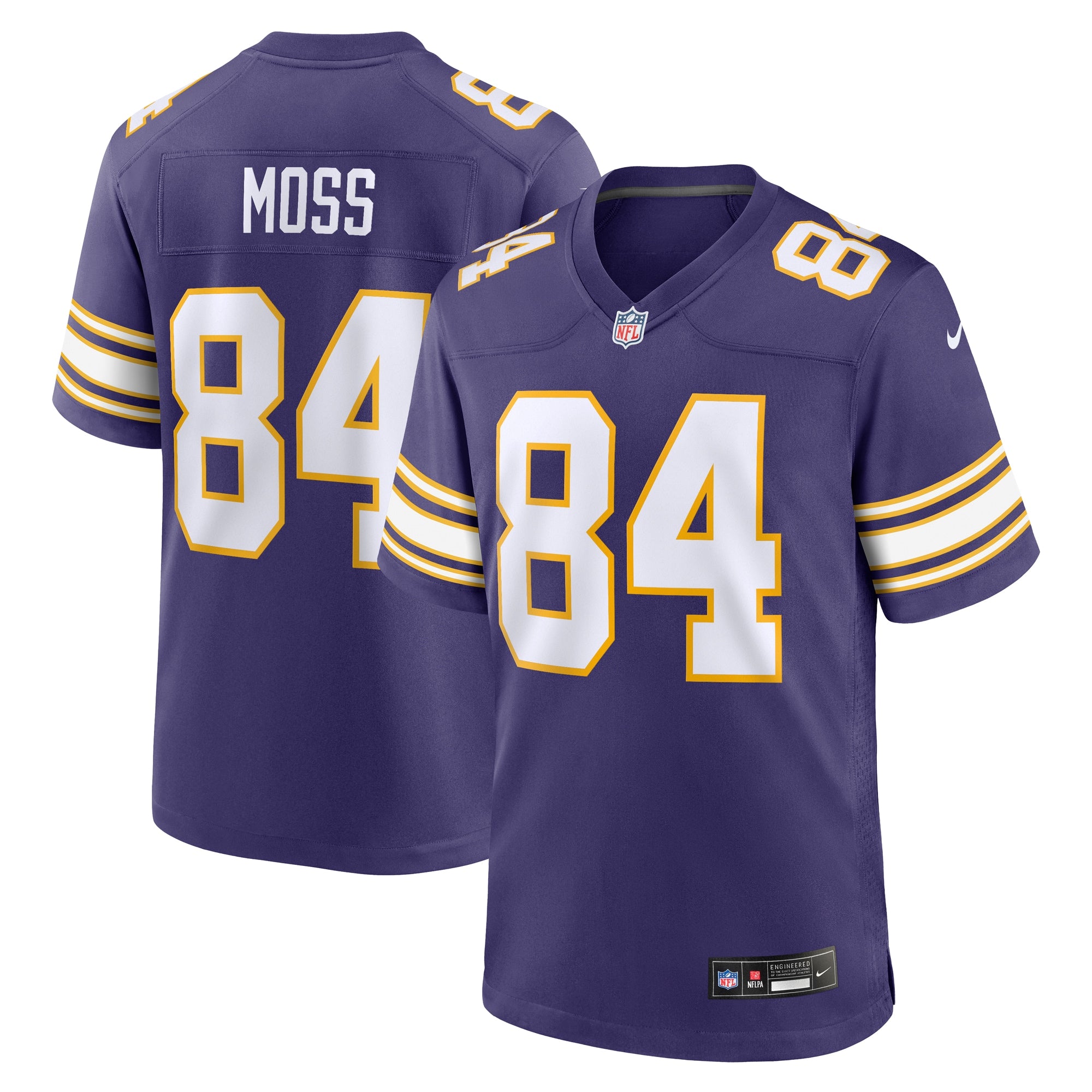 Randy Moss Minnesota Vikings Nike Classic Retired Player Game Jersey   Purple