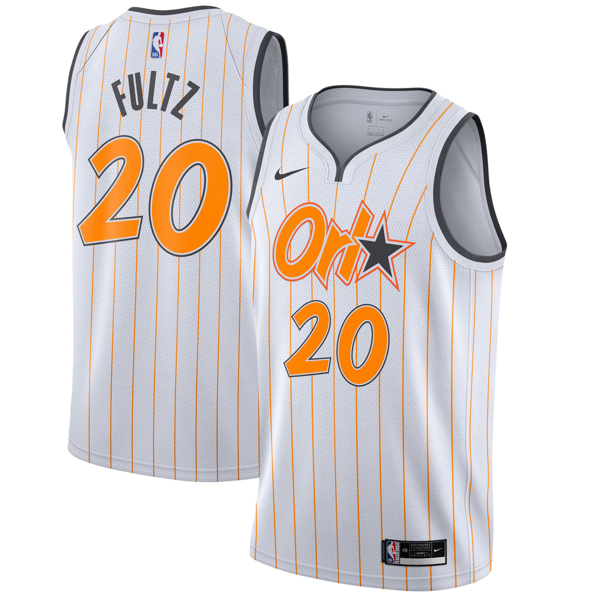 Markelle Fultz Orlando Magic Nike Youth 2020/21 Swingman Jersey White - City Edition