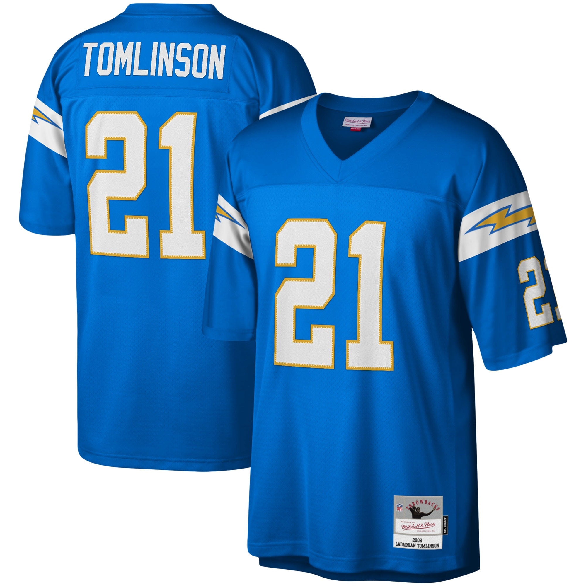 LaDainian Tomlinson Los Angeles Chargers Mitchell   Ness Legacy Replica Jersey   Powder Blue