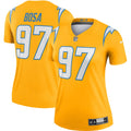Women s Nike Joey Bosa Gold Los Angeles Chargers Inverted Legend Jersey