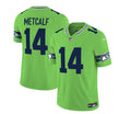Men s Seattle Seahawks DK Metcalf 2023 F.U.S.E. Green Limited Stitched Jersey