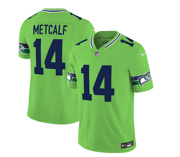 Men s Seattle Seahawks DK Metcalf 2023 F.U.S.E. Green Limited Stitched Jersey