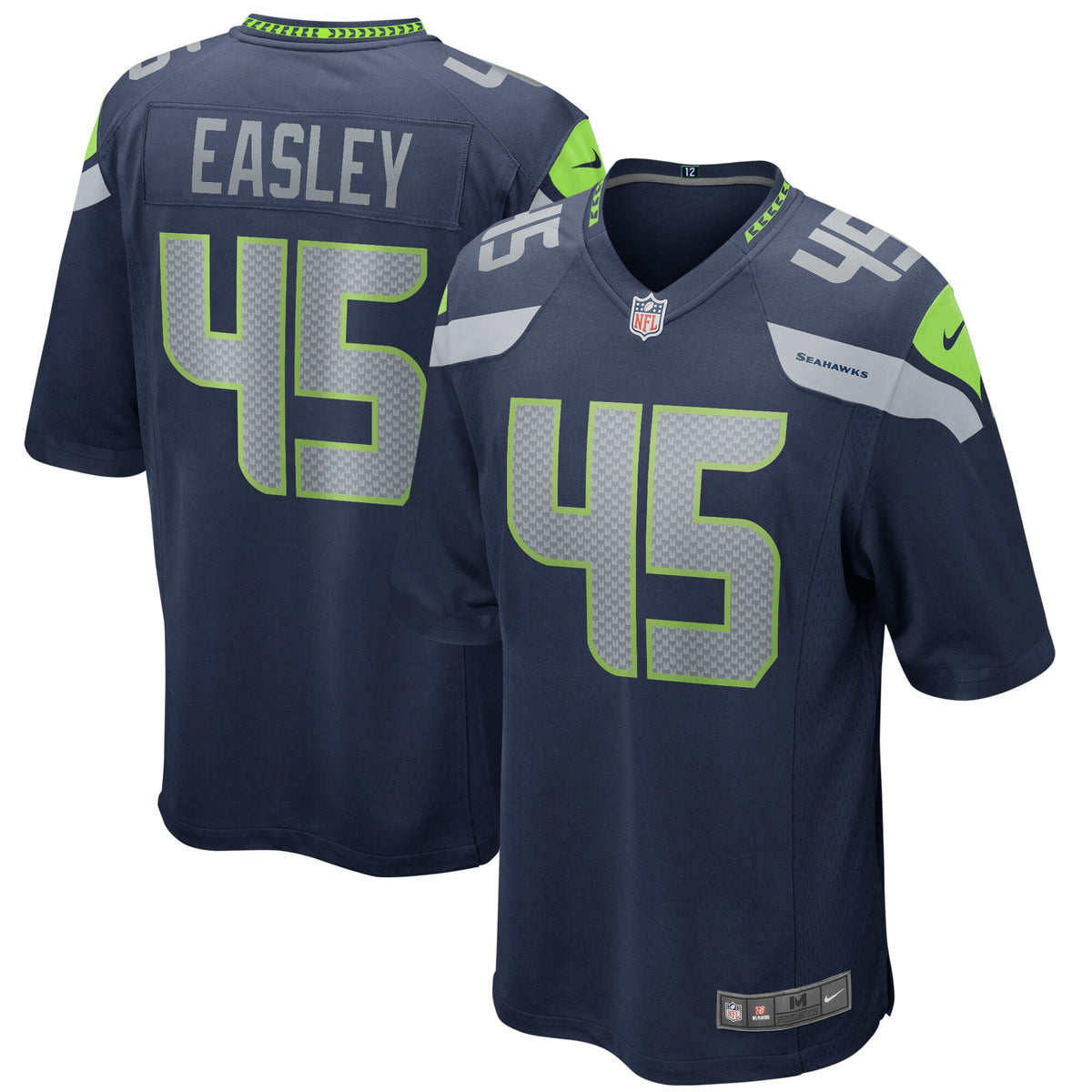 Kenny Easley Seattle Seahawks Nike Game Retired Player Jersey College Navy