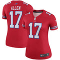 Women s Buffalo Bills Josh Allen Rush Legend Player Jersey Red