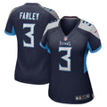 Caleb Farley Tennessee Titans Nike Women s Game Jersey   Navy