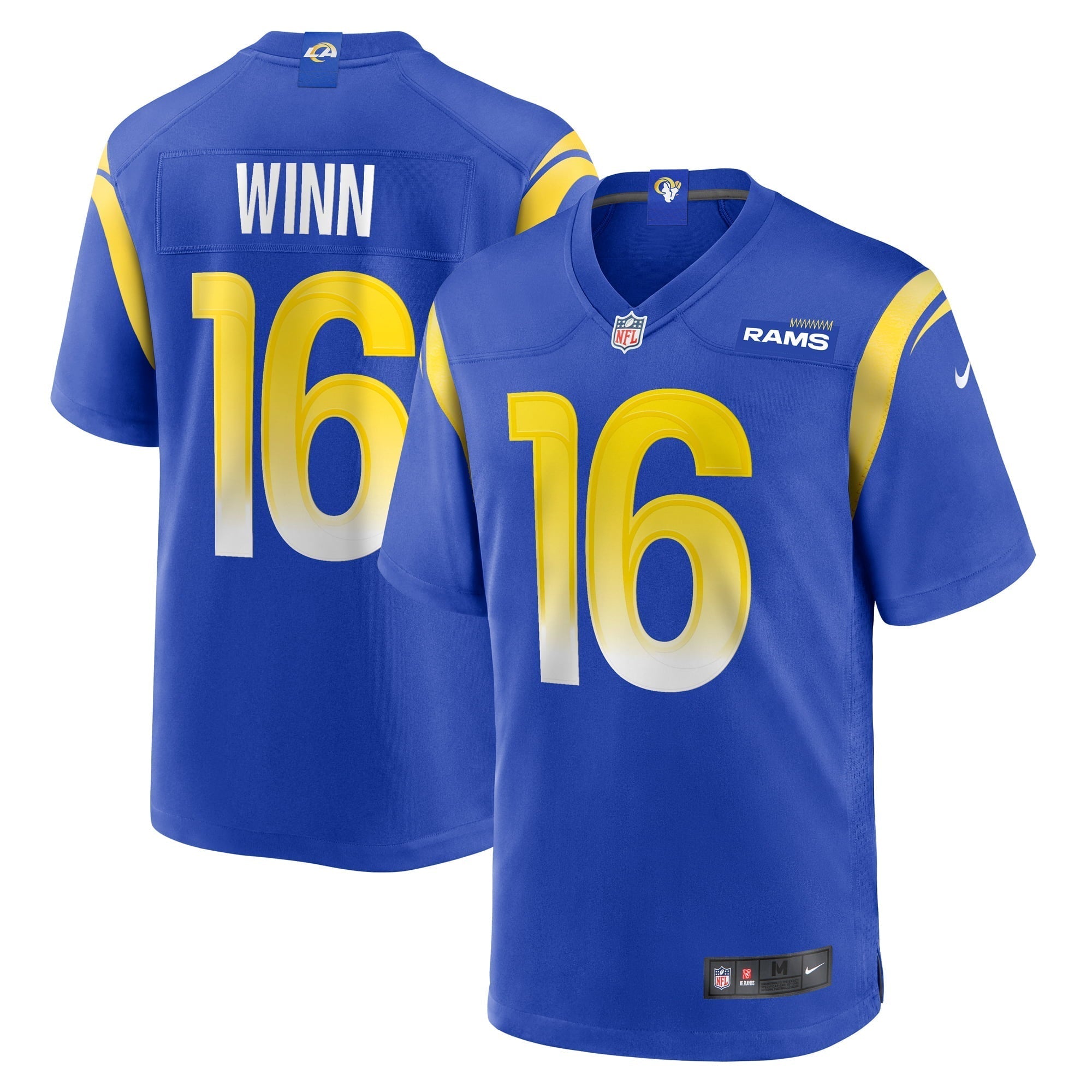 Men s Nike Dresser Winn Royal Los Angeles Rams Home Game Jersey