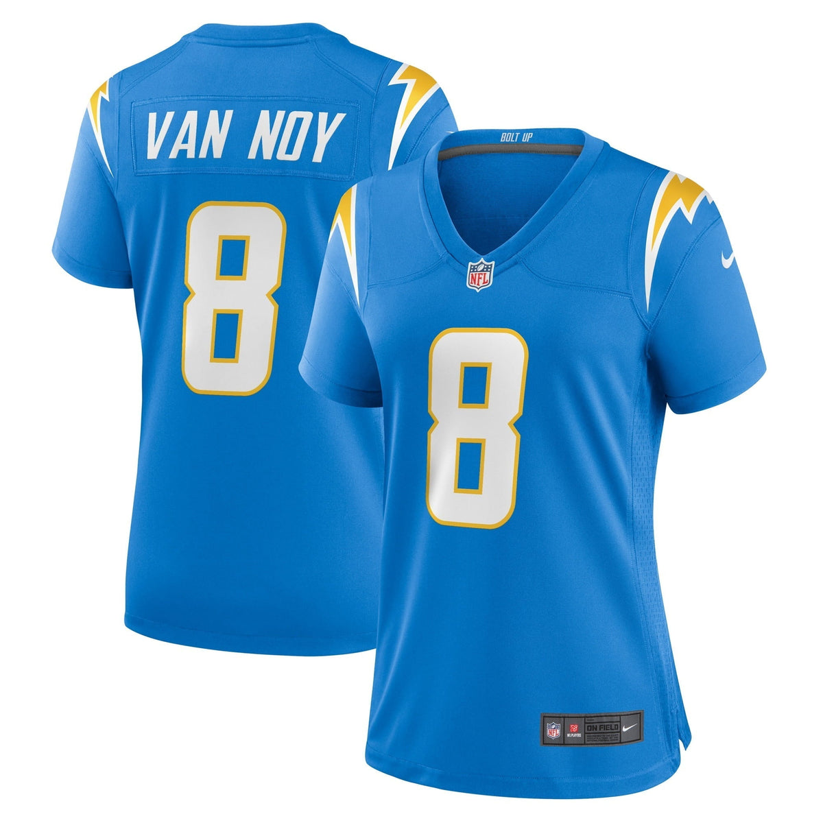 Women s Nike Kyle Van Noy Powder Blue Los Angeles Chargers Player Game Jersey