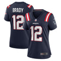 Tom Brady New England Patriots Nike Women s Retired Game Jersey   Navy