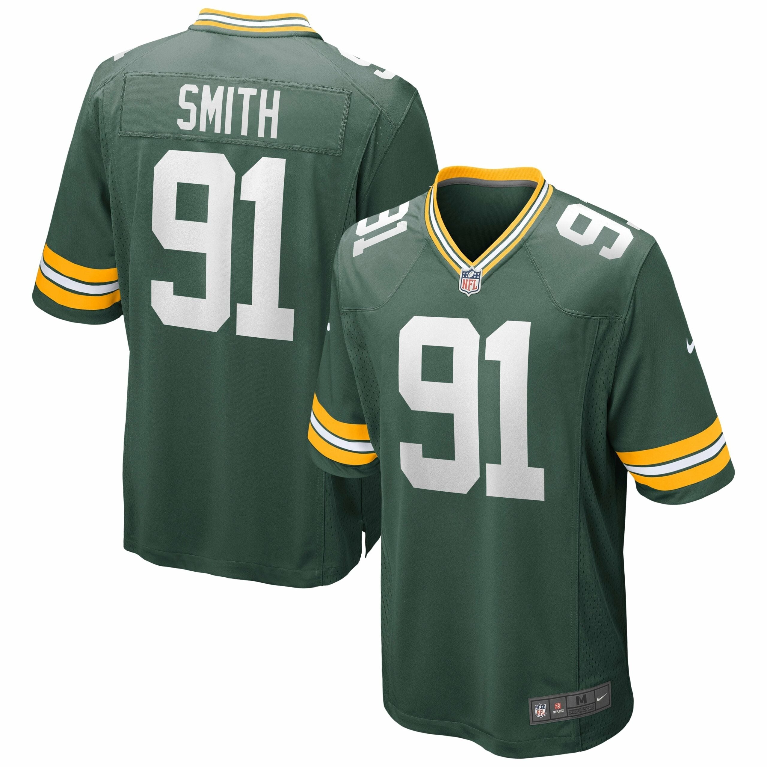Men s Nike Preston Smith Green Green Bay Packers Game Jersey