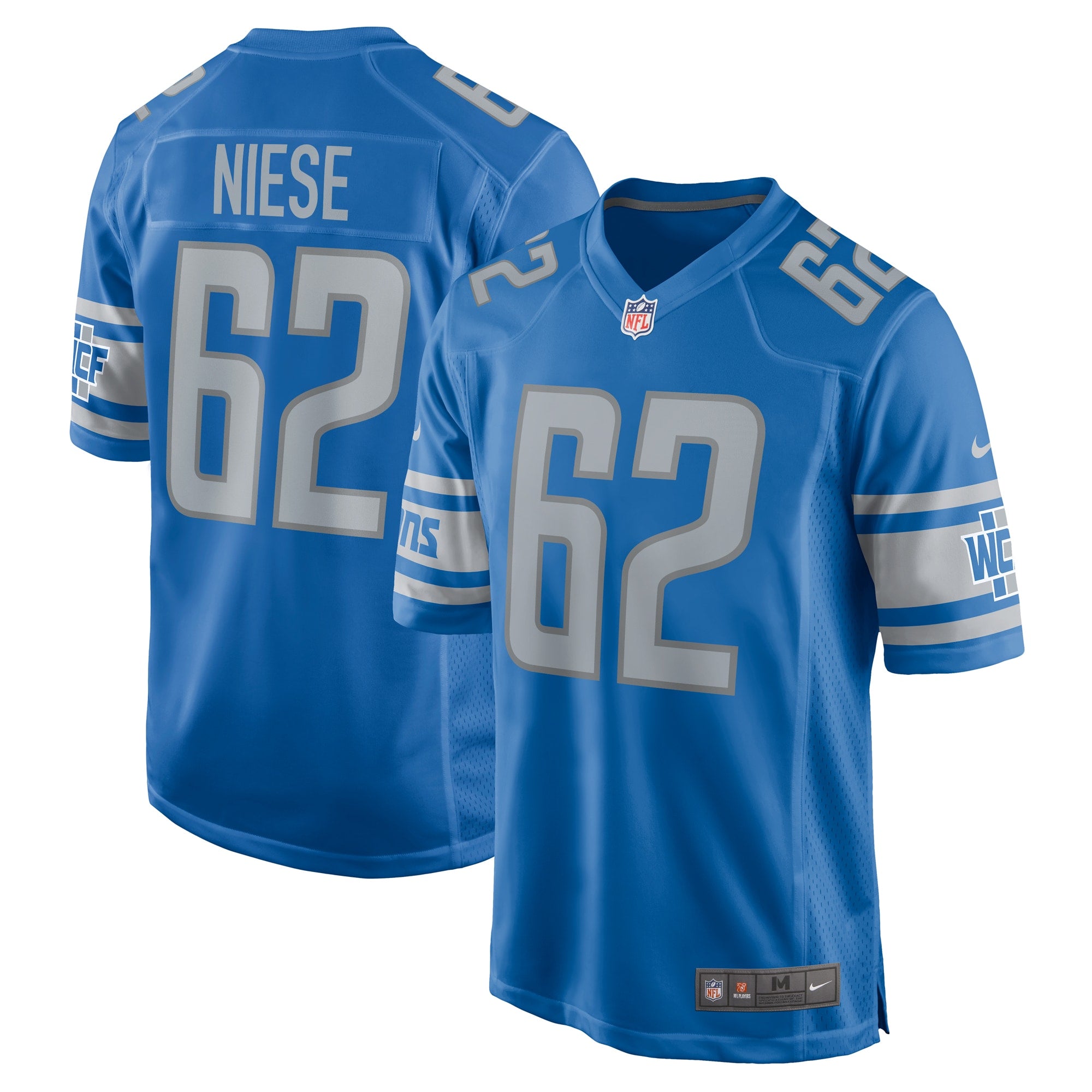 Michael Niese Detroit Lions Nike Team Game Jersey    Blue
