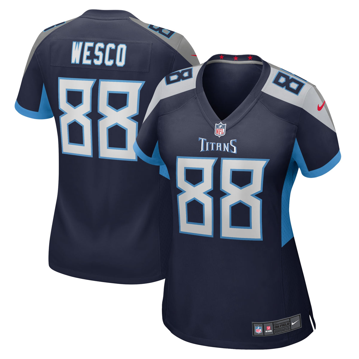 Trevon Wesco Tennessee Titans Nike Women s Game Player Jersey   Navy