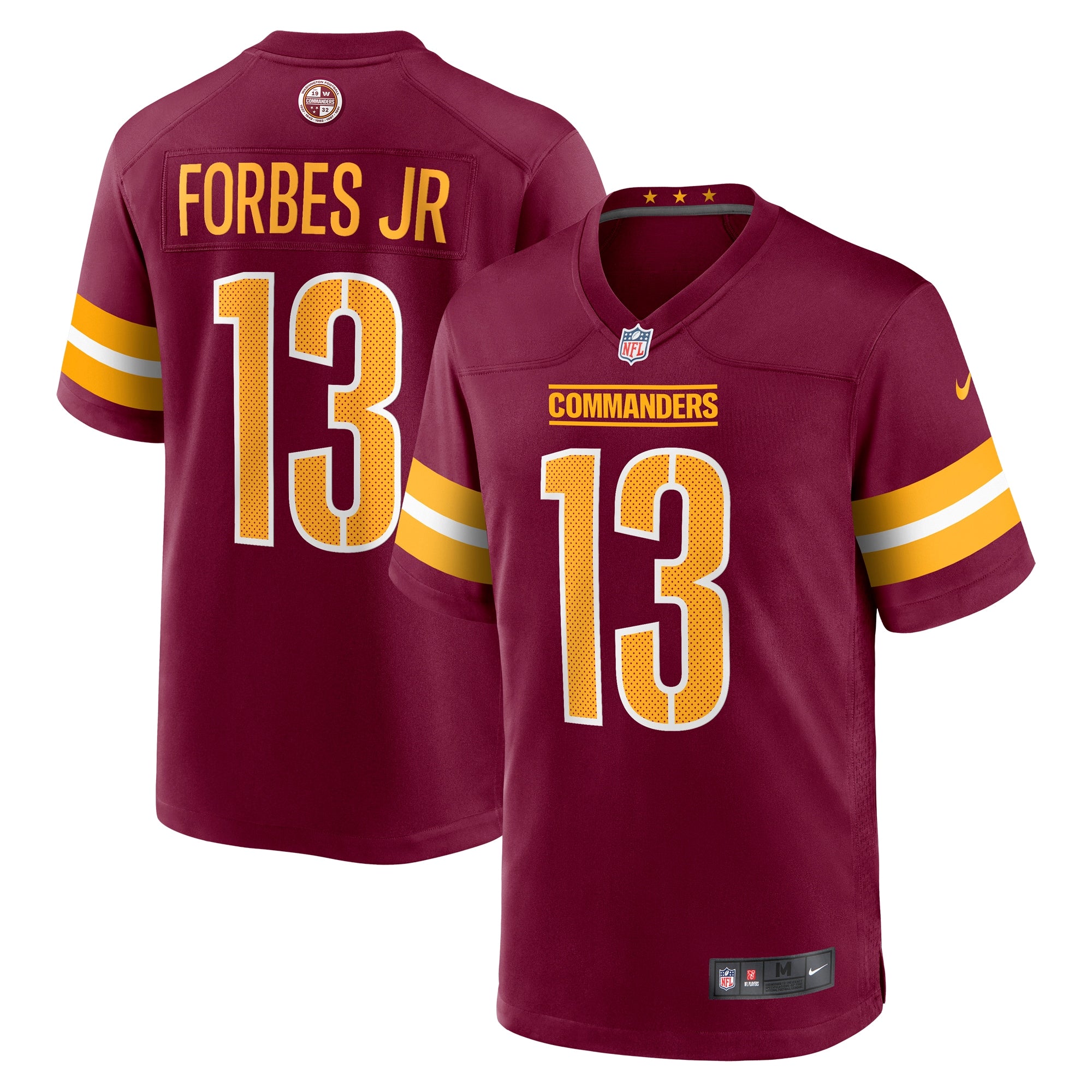 Emmanuel Forbes Washington Commanders Nike 2023 NFL Draft First Round Pick Game Jersey   Burgundy
