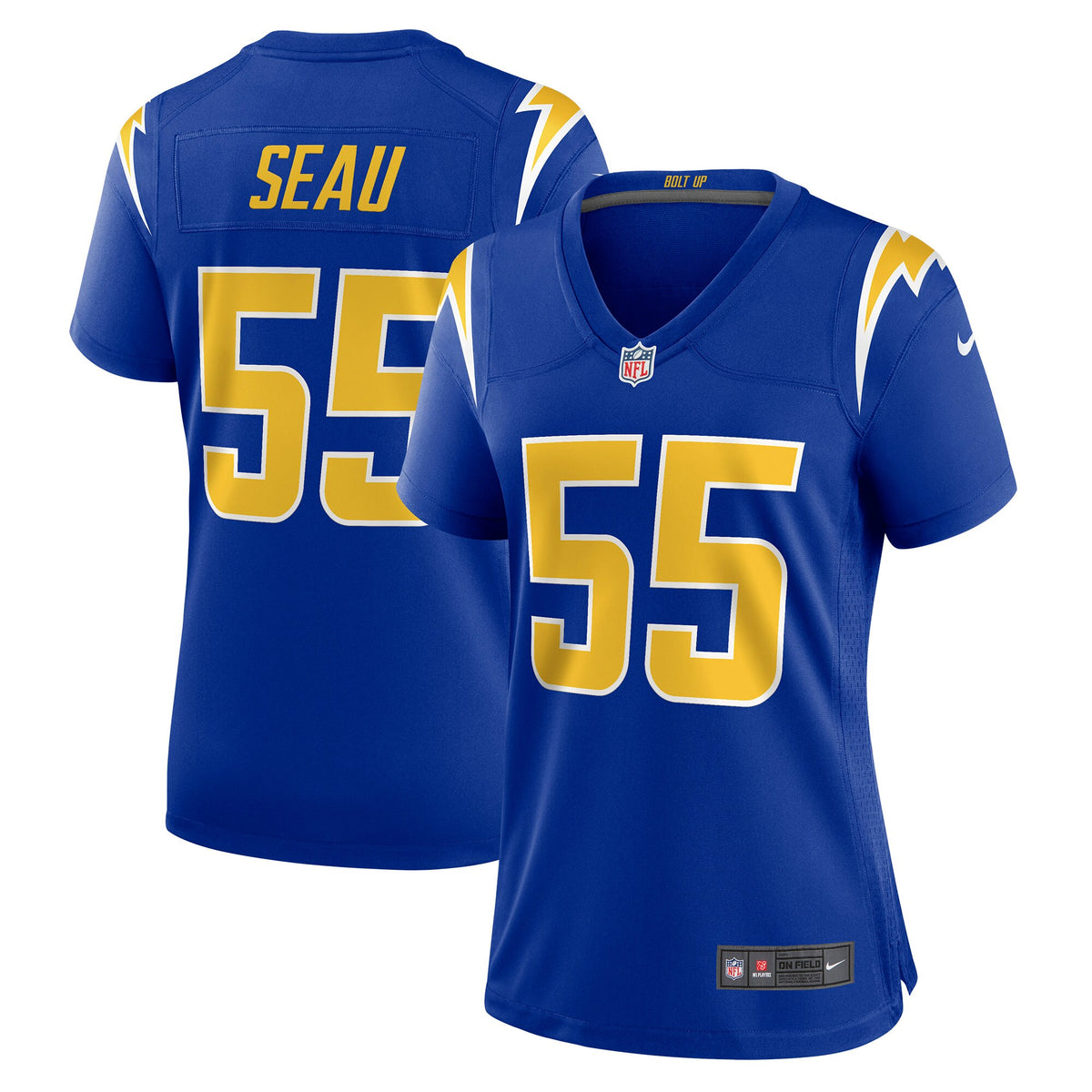 Junior Seau Los Angeles Chargers Nike Women s Retired Game Jersey   Royal