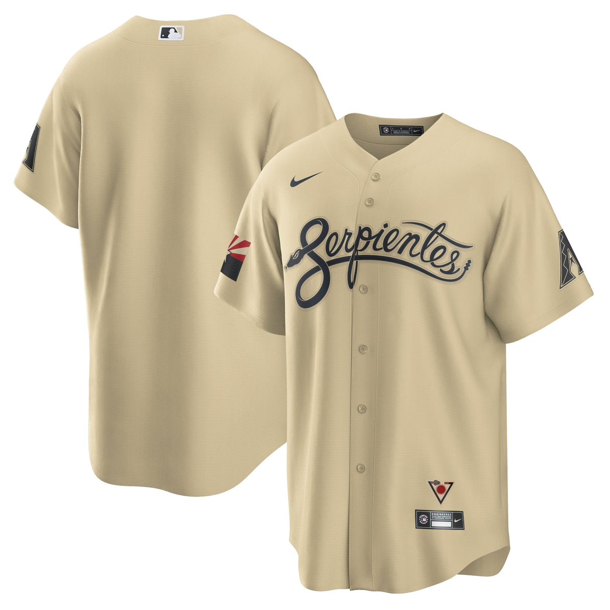 Men's Nike Sand Arizona Diamondbacks City Connect Replica Jersey