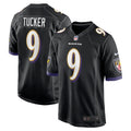 Justin Tucker Baltimore Ravens Nike Player Game Jersey   Black