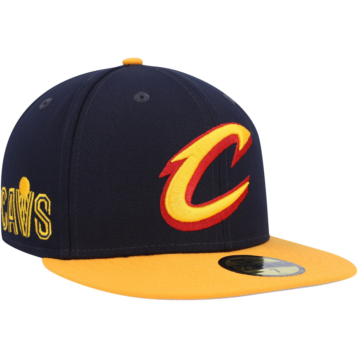 Cleveland Cavaliers New Era Midnight 59FIFTY Fitted Hat - Navy/Gold